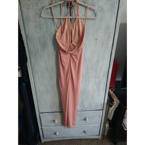 Saints + Secrets Halter Dress Nwt Blush Sexy Beachy City Party Cocktail - Picture 5 of 11